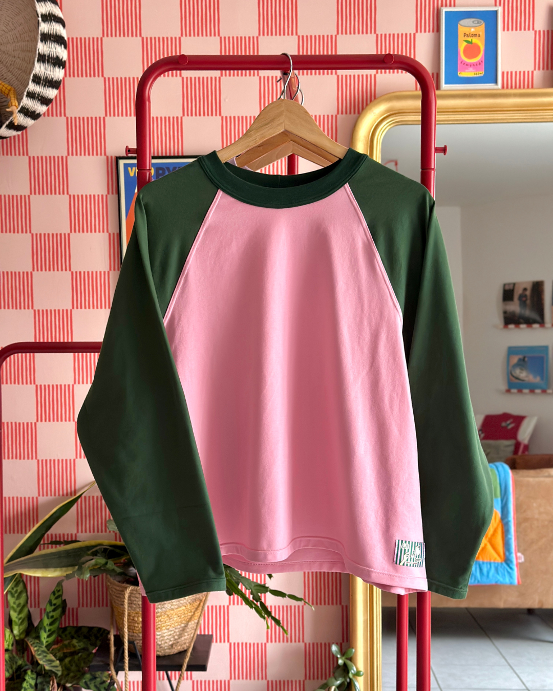 T-shirt Baseball à manches raglan personnalisable (pré-commande)