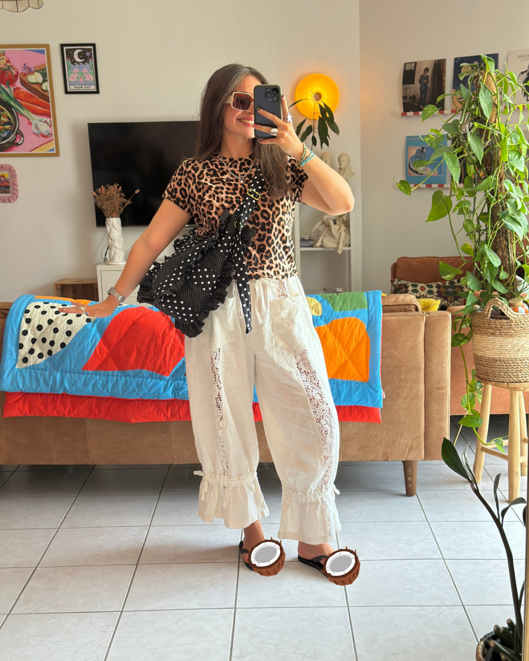 Pré-commande SAC CHOUQUETTE - Polka Dot Noir et Blanc - Fait main à Reims (France)